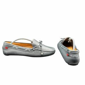 Marc Joseph New York Leather Driver Loafers Blue Gray Women’s 10